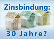 Neu bei FMH: Hypothekenzinsen für 30-jährige Zinsbindung