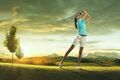 E35f35b2be7504d27fc8efd3e1a963d9b672afb2 frau spielt golf sunset